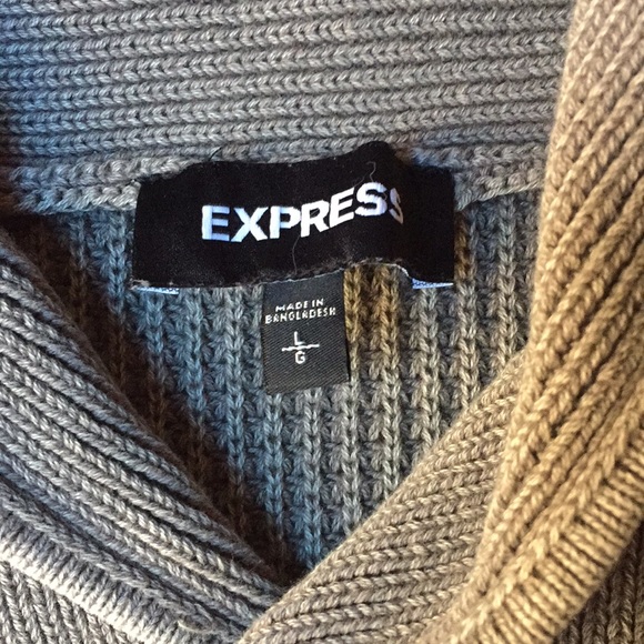 Express Shawl Neck Sweater- Never Worn - Picture 2 of 4
